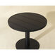 Merano 36 X 30 inch Black Outdoor Bistro Table, Round